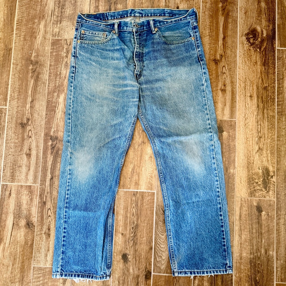 Levi's Men's 505 Straight Blue Jeans